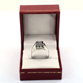 2.5 Cts AAA Quality Certified Black Diamond Designer Ring - ZeeDiamonds