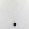 4 Ct, Certified Black Diamond Solitaire Pendant In White Gold Finish - ZeeDiamonds