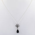 4 Ct Black Diamond Designer Accents Pendant, Great Shine & Fancy Look - ZeeDiamonds