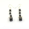 6*7 mm Handmade Black Diamonds Dangler Drop Earrings - ZeeDiamonds