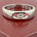 0.10 Ct Solitaire White Diamond Ring. VVS;G Color.Great Sparkle! - ZeeDiamonds