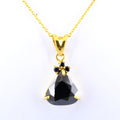 4.75 Ct Black Diamond Designer Pendant with Accents, AAA Certified - ZeeDiamonds