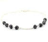 AAA Certified 5 mm Black Diamond Chain Bracelet in 925 Silver, Latest Collection & Great Style