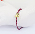 2.5 mm, 26.60 ct Handmade African Ruby and Buddha Bead Bracelet - ZeeDiamonds