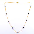 AAA Certified Black Diamond Chain Necklace, Great Gift - ZeeDiamonds