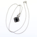 3 Ct Black Diamond Beautiful Pendant with Black Accents, AAA Certified - ZeeDiamonds