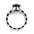 1-1.5 Ct Black Diamond Solitaire Ring in 925 Sterling Silver - ZeeDiamonds