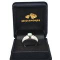 0.75 Ct AAA Certified Blue Diamond Solitaire Ring, Great Shine & Luster! - ZeeDiamonds