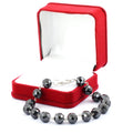 AAA Certified 8 mm Black Diamond Chain Bracelet, Anniversary Gift - ZeeDiamonds