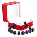 10 mm 100% Certified Blue Sapphire (Neelam) Gemstone Chain Bracelet- Ideal For Gift - ZeeDiamonds