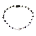 Elegant 4 mm Black Diamond Chain Bracelet, 100% Certified - ZeeDiamonds