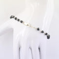 Elegant 4 mm Black Diamond Chain Bracelet, 100% Certified - ZeeDiamonds