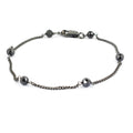 AAA Certified 5 mm Black Diamond Chain Bracelet, Great Brilliance - ZeeDiamonds