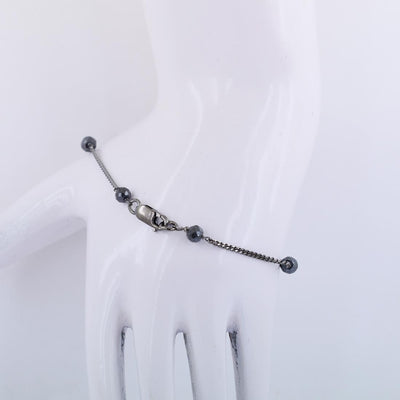 AAA Certified 5 mm Black Diamond Chain Bracelet, Great Brilliance - ZeeDiamonds