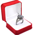 7-8 Ct Black Diamond Solitaire Ring in 925 Sterling Silver - ZeeDiamonds