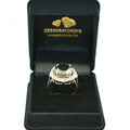 8 Ct Black Diamond Designer Ring With Diamond Accents - ZeeDiamonds