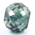 5.25 Ct Round Faceted, 7x9 mm Blue Diamond Bead - ZeeDiamonds