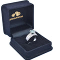 2.25 Ct AAA Certified Blue Diamond Solitaire Band Ring, Great Sparkle - ZeeDiamonds