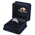 1.50 Ct AAA Certified Blue Diamond Solitaire Ring in 925 Sterling Silver - ZeeDiamonds