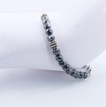 Certified 6mm Black Diamond Beads Bracelet- Birthday Gift,Anniversary Gift,Men Jewelry - ZeeDiamonds