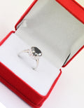2 Cts Heart Shape Black Diamond Beautiful Ring, For Women & Girl's - ZeeDiamonds