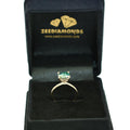 3.30 Ct AAA Certified Blue Diamond Solitaire Ring, Exclusive Collection - ZeeDiamonds