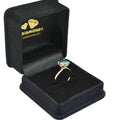 3.30 Ct AAA Certified Blue Diamond Solitaire Ring, Exclusive Collection - ZeeDiamonds