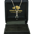 2.15 Ct Marquise Shape Black Diamond Fancy Pendant in Sterling Silver - ZeeDiamonds