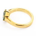 0.80  Ct AAA Certified Blue Diamond Solitaire Ring, Great Brilliance - ZeeDiamonds