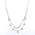 1.1 Ct, White Diamond Chain Necklace in 925 Sterling Silver - ZeeDiamonds