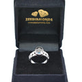 2.35 Ct Oval Shape Black Diamond Solitaire Ring with Bezel Setting - ZeeDiamonds