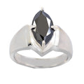 4.75 Ct Black Diamond Solitaire Ring in 925 Sterling Silver - ZeeDiamonds