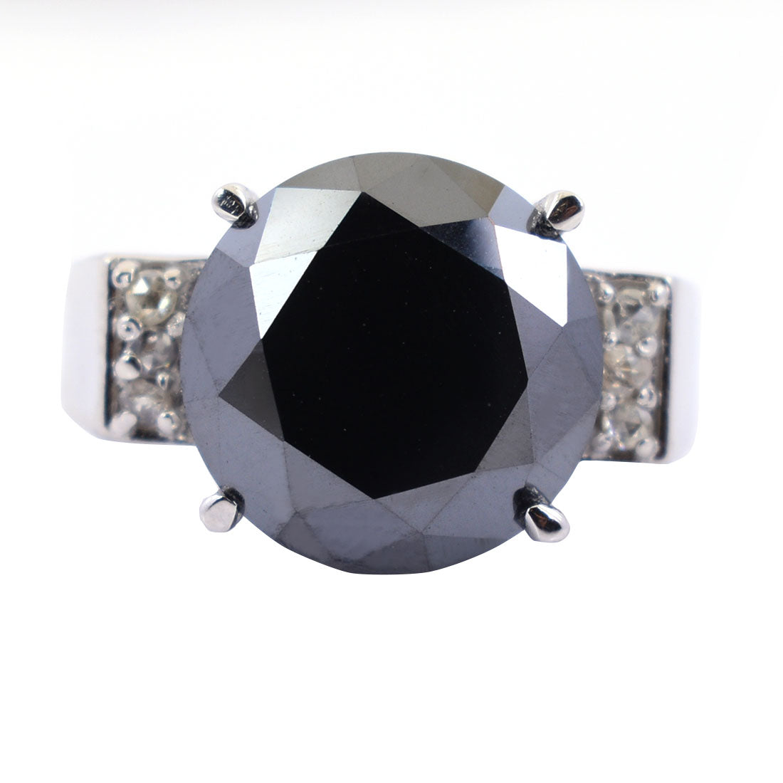 5 carat black clearance diamond ring