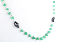 Black Diamond Wire Necklace 26 Inches-Free Studs, Wedding Gift, Gift For Wife - ZeeDiamonds