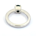0.80 Ct AAA Certified Round Brilliant Cut Blue Diamond Solitaire Ring - ZeeDiamonds