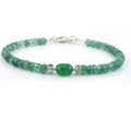 38.90 Ct, Stunning Emerald Gemstone Bracelet- GREAT DESIGN - ZeeDiamonds