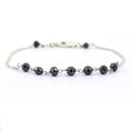 AAA Certified 5 mm Black Diamond Chain Bracelet, Anniversary Gift - ZeeDiamonds