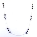 5mm-6mm AAA Certified Stunning Rough Black Diamond Chain Necklace - ZeeDiamonds