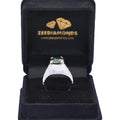 3.70 Ct AAA Certified Blue Diamond Solitaire Ring, Prong Setting - ZeeDiamonds