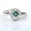 0.65 Ct AAA Certified Blue Diamond Solitaire Ring, New Collection - ZeeDiamonds