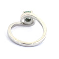 0.85 Ct Stylish Blue Diamond Solitaire Ring, AAA - Great Shine & Luster! - ZeeDiamonds