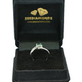 0.60 Ct AAA Certified Blue Diamond Solitaire Ring, Beautiful Shine! - ZeeDiamonds