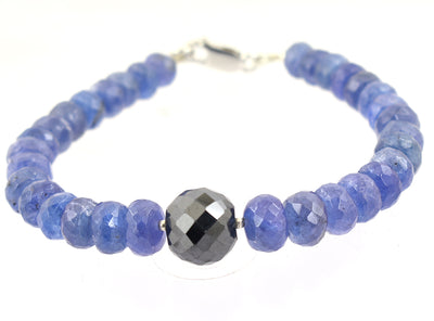 5mm-7mm Certified Tanzanite Gemstone Bracelet - ZeeDiamonds