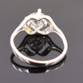 0.75 Ct AAA Quality Off-White Diamond Solitaire Ring, Great Design - ZeeDiamonds