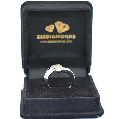 1.65 Ct Round Champagne Diamond Solitaire Ring, 100% Certified - ZeeDiamonds