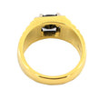 3 Carat Black Diamond Engagement Ring In 925 Silver - ZeeDiamonds