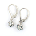 3 Ct Certified, Off-White Tinge of Blue Diamond Dangler Earring, Great Style - ZeeDiamonds