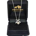 0.65 Ct Fancy Champagne Diamond Solitaire Pendant, 100% Genuine-Certified - ZeeDiamonds