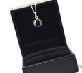 1.49 Ct AAA Certified Black Diamond Pendant Chain Necklace, Elegant Jewelry - ZeeDiamonds