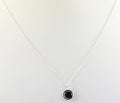 1.25 Ct AAA Quality Certified Black Diamond Chain Pendant - ZeeDiamonds